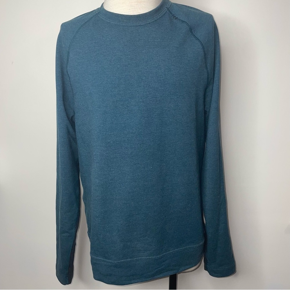 Lululemon Mens Large Pave Crew Long Sleeve Pullover Sweatshirt Alberta Lake
